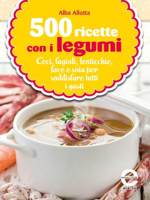 cover image of 500 ricette con i legumi